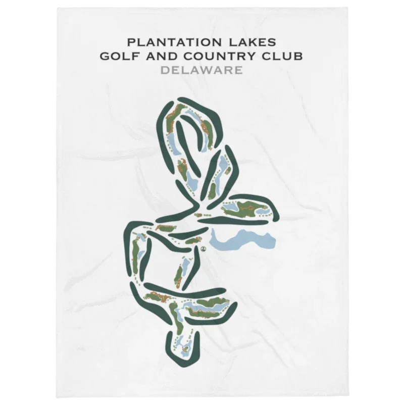Plantation Lakes Golf and Country Club, Delaware - Printed Golf Courses
