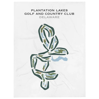 Plantation Lakes Golf and Country Club, Delaware - Printed Golf Courses