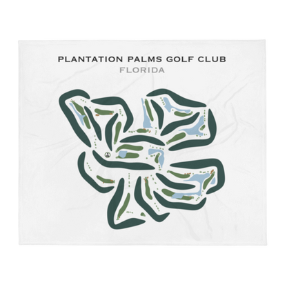 Plantation Palms Golf Club, Florida - Printed Golf Courses