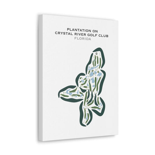 Plantation On Crystal River Golf Club, Florida  - Printed Golf Courses