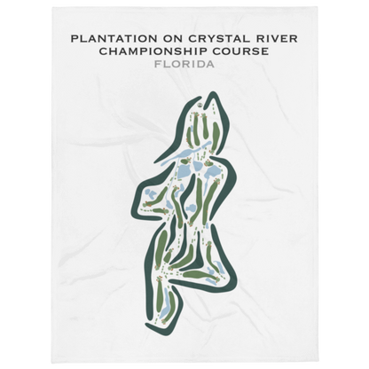 Plantation on Crystal River - Championship Course, Florida - Printed Golf Courses