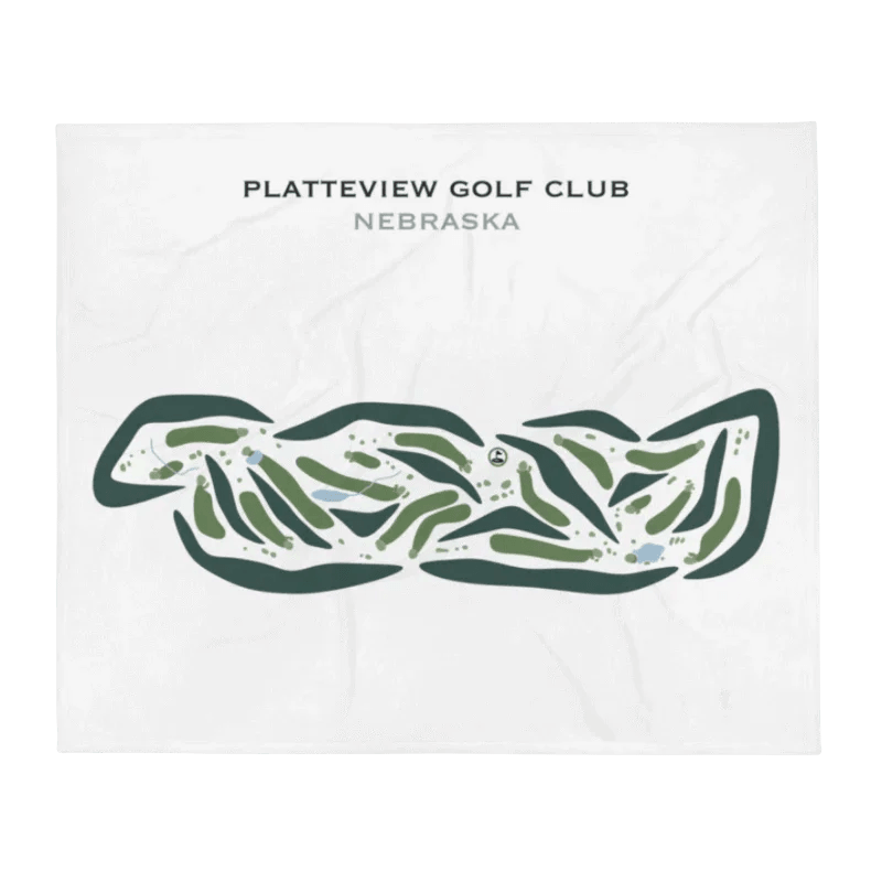 Platteview Golf Club, Nebraska - Printed Golf Courses