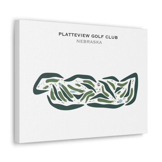 Platteview Golf Club, Nebraska - Printed Golf Courses