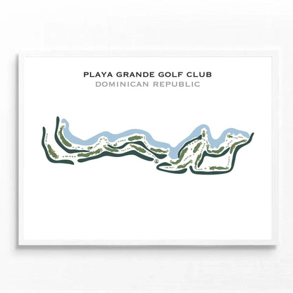Playa Grande Golf Club, Dominican Republic - Printed Golf Course