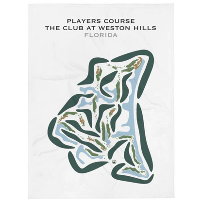 Players Course at The Club at Weston Hills, Florida - Printed Golf Courses