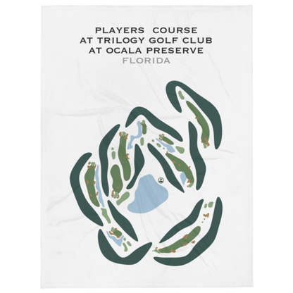 Players Loop Course at Trilogy Golf Club at Ocala Preserve, Florida - Printed Golf Courses