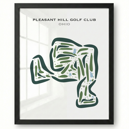 Pleasant Hill Golf Club, Ohio - Printed Golf Courses