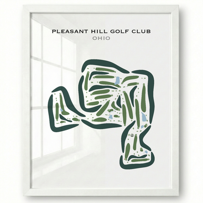 Pleasant Hill Golf Club, Ohio - Printed Golf Courses