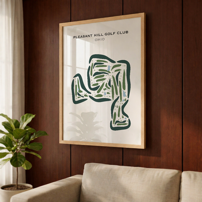 Pleasant Hill Golf Club, Ohio - Printed Golf Courses