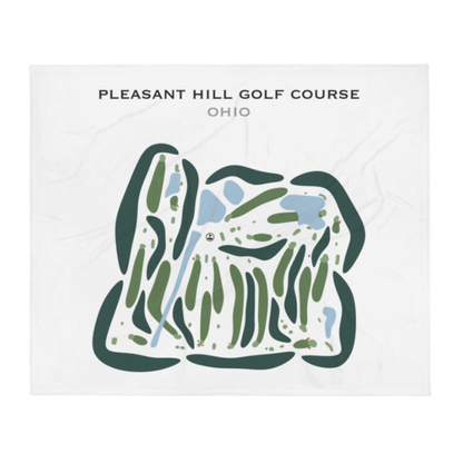 Pleasant Hill Golf Course, Ohio - Printed Golf Courses