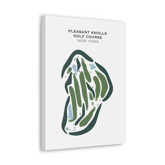 Pleasant Knolls Golf Course, New York - Printed Golf Courses