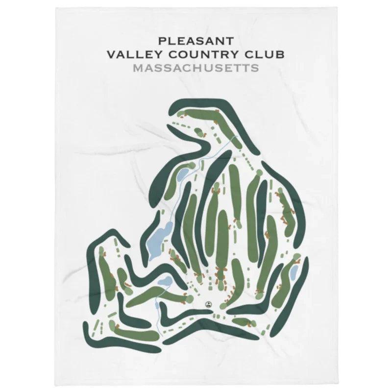 Pleasant Valley Country Club, Massachusetts - Printed Golf Course