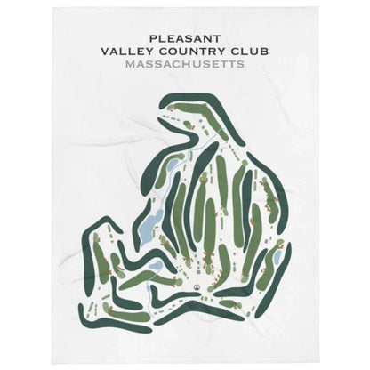 Pleasant Valley Country Club, Massachusetts - Printed Golf Course