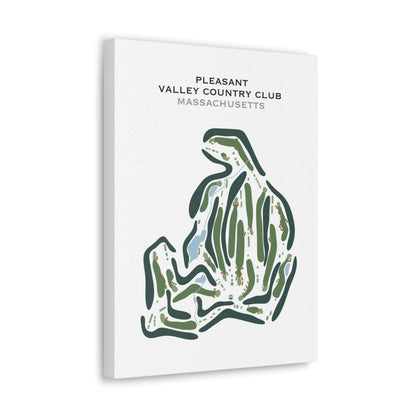 Pleasant Valley Country Club, Massachusetts - Printed Golf Course