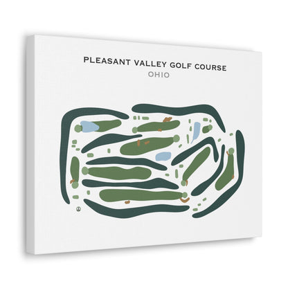 Pleasant Valley Golf Course, Ohio - Printed Golf Courses