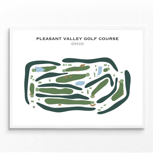 Pleasant Valley Golf Course, Ohio - Printed Golf Courses