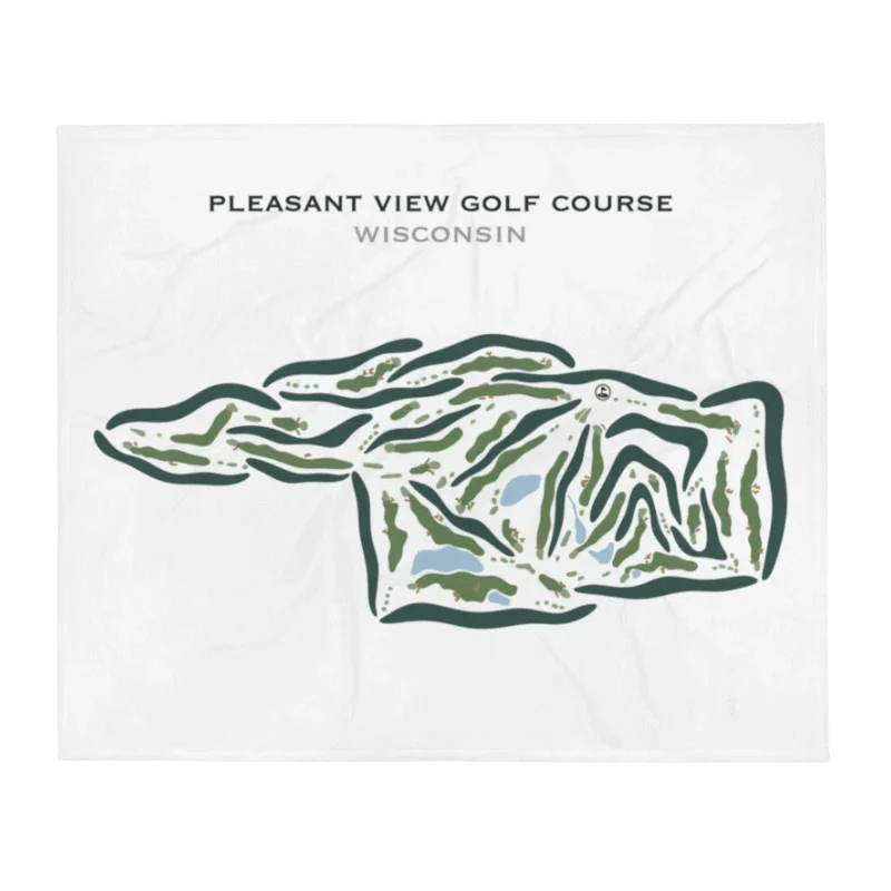 Pleasant View Golf Course, Middleton, Wisconsin - Printed Golf Courses