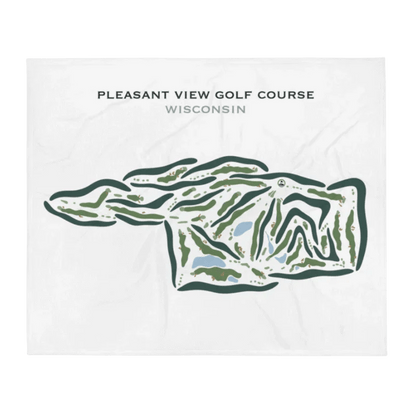 Pleasant View Golf Course, Middleton, Wisconsin - Printed Golf Courses