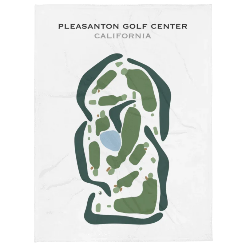 Pleasanton Golf Center, California - Printed Golf Courses