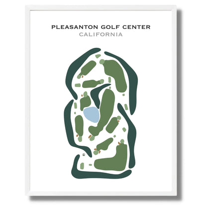 Pleasanton Golf Center, California - Printed Golf Courses