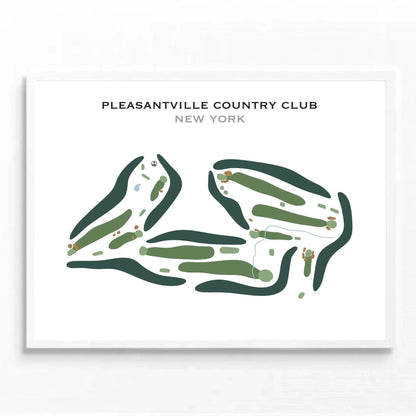 Pleasantville Country Club, New York - Printed Golf Course
