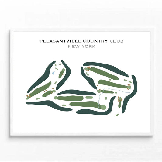 Pleasantville Country Club, New York - Printed Golf Course