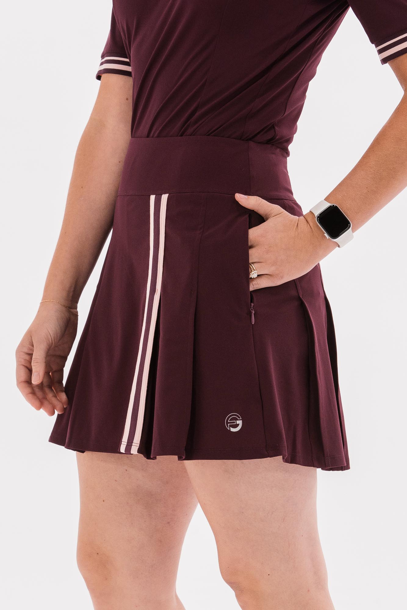 Core Pleated Skirt