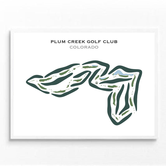 Plum Creek Golf Club, Colorado - Printed Golf Courses