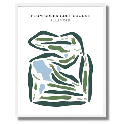 Plum Creek Golf Course, Illinois - Printed Golf Courses