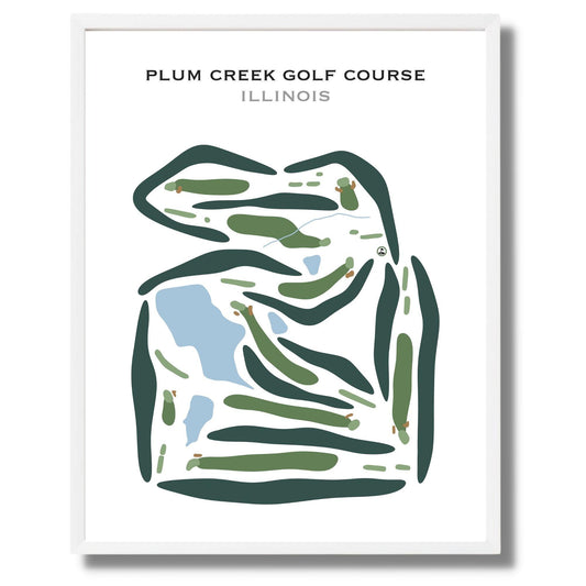 Plum Creek Golf Course, Illinois - Printed Golf Courses