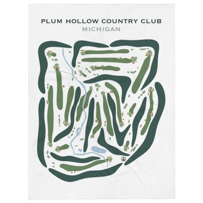 Plum Hollow Country Club, Michigan - Printed Golf Courses