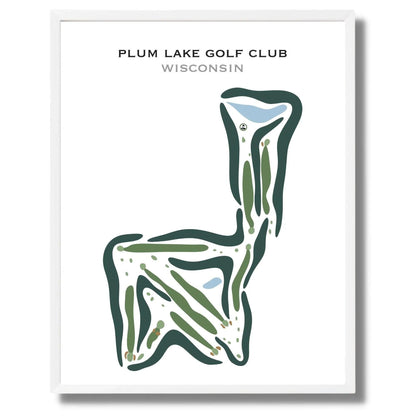 Plum Lake Golf Club, Wisconsin - Printed Golf Courses