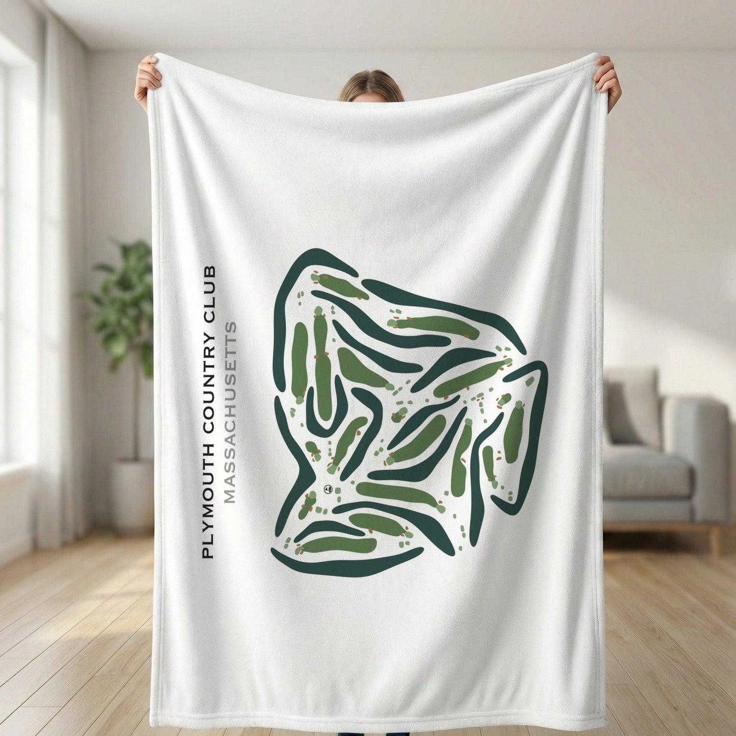 Plymouth Country Club, Massachusetts - Printed Golf Courses