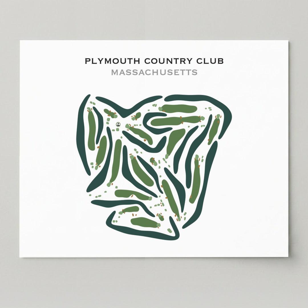 Plymouth Country Club, Massachusetts - Printed Golf Courses