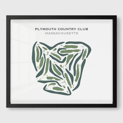 Plymouth Country Club, Massachusetts - Printed Golf Courses