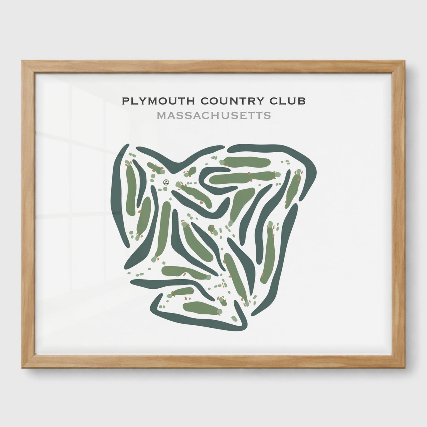 Plymouth Country Club, Massachusetts - Printed Golf Courses