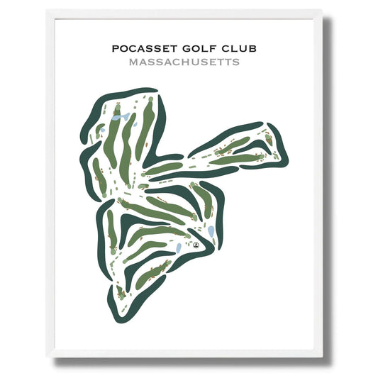 Pocasset Golf Club, Massachusetts - Printed Golf Courses