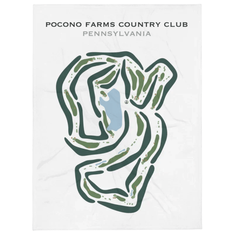 Pocono Farms Country Club, Pennsylvania - Printed Golf Courses