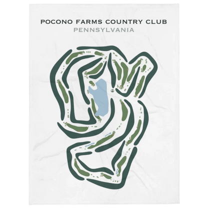 Pocono Farms Country Club, Pennsylvania - Printed Golf Courses