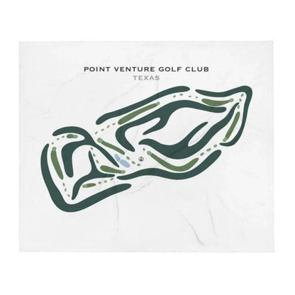 Point Venture Golf Club, Texas - Printed Golf Courses