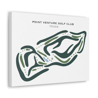 Point Venture Golf Club, Texas - Printed Golf Courses