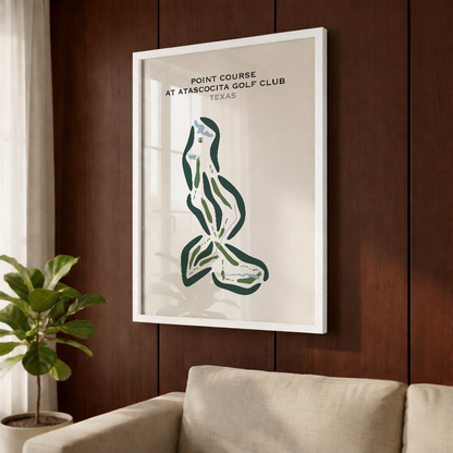Point Course at Atascocita Golf Club, Texas - Printed Golf Courses