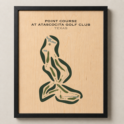Point Course at Atascocita Golf Club, Texas - Printed Golf Courses