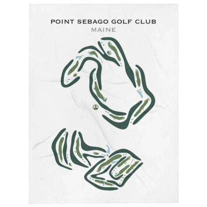 Point Sebago Golf Club, Maine - Printed Golf Courses