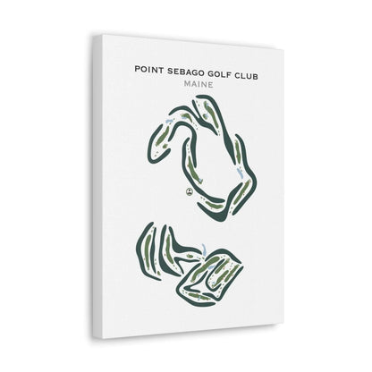 Point Sebago Golf Club, Maine - Printed Golf Courses