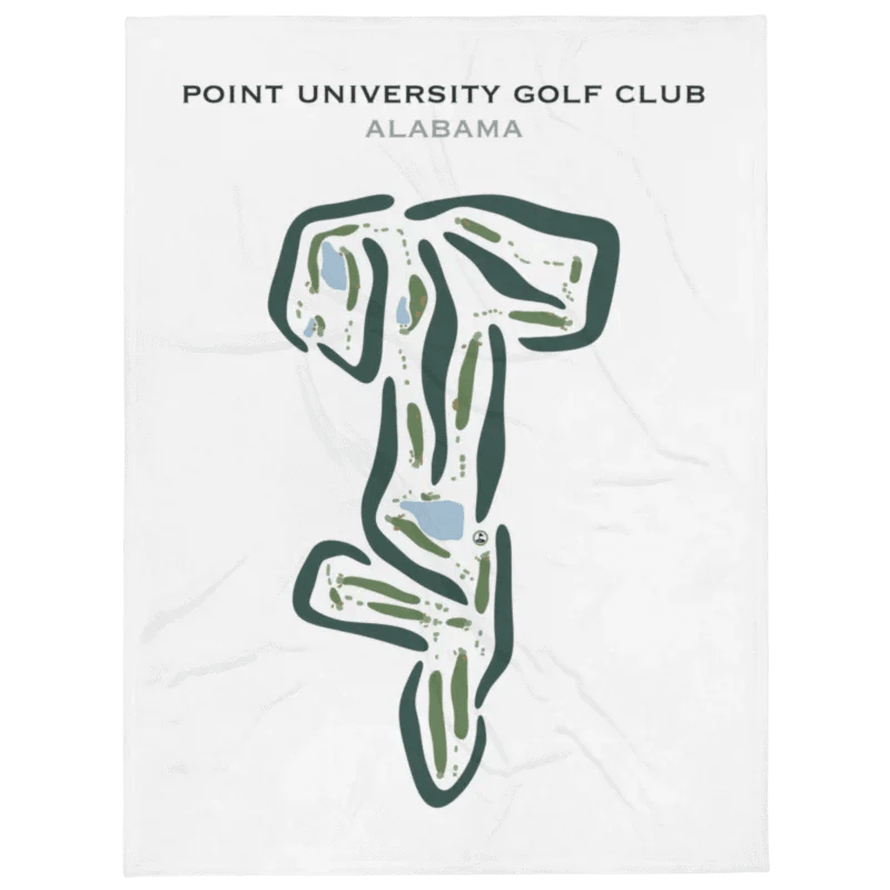 Point University Golf Club, Alabama - Printed Golf Courses