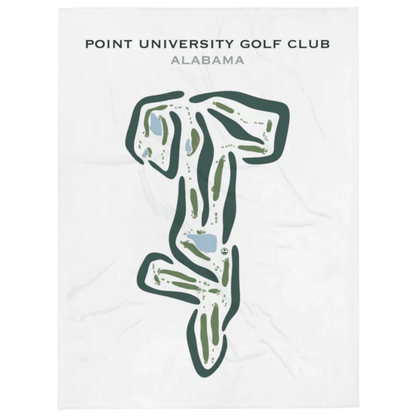 Point University Golf Club, Alabama - Printed Golf Courses