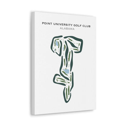 Point University Golf Club, Alabama - Printed Golf Courses