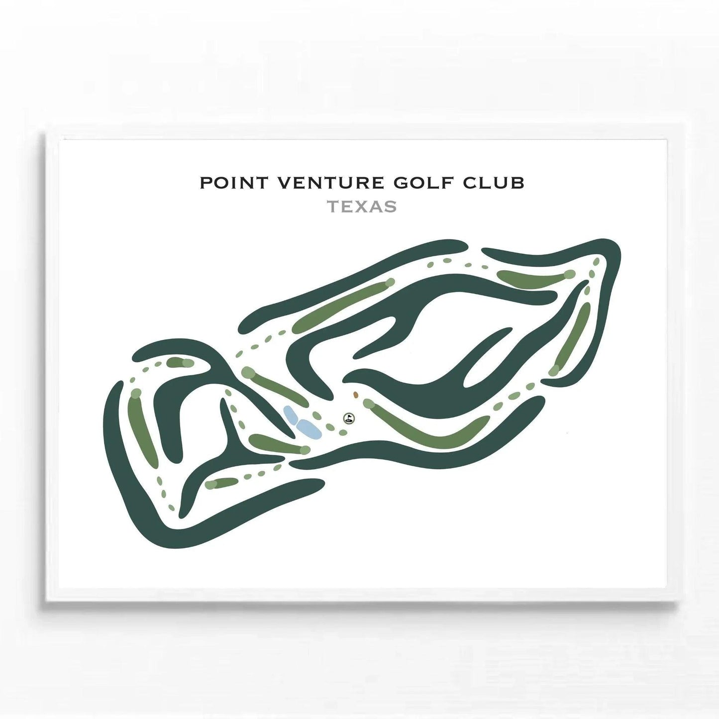 Point Venture Golf Club, Texas - Printed Golf Courses