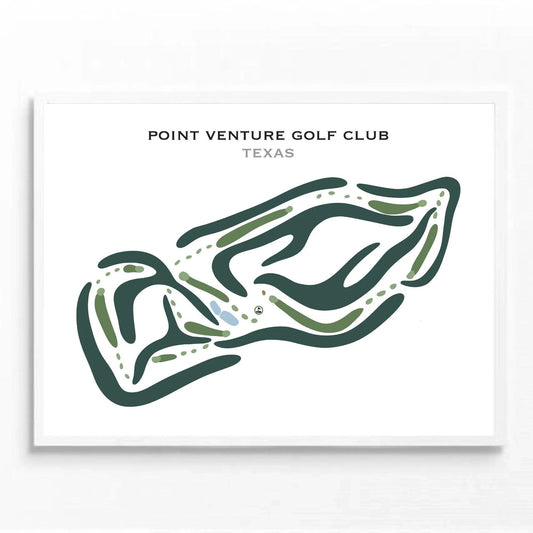 Point Venture Golf Club, Texas - Printed Golf Courses